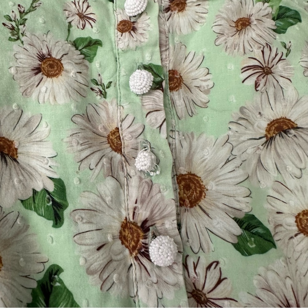 Farm Rio Mixed Floral Halter Dress Size Small - Picture 14 of 16